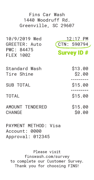 FINS Car Wash Survey